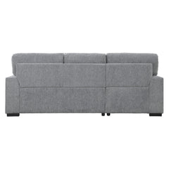 Morelia Dark Gray 2-Piece Sectional Left Chaise - Ornate Home