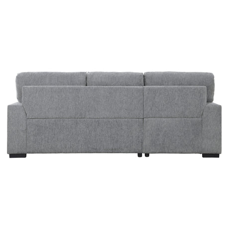 Morelia Dark Gray 2-Piece Sectional Left Chaise - Ornate Home