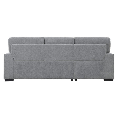 Morelia Dark Gray 2-Piece Sectional Left Chaise - Ornate Home