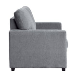Morelia Dark Gray Loveseat - Ornate Home