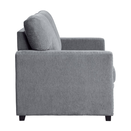 Morelia Dark Gray Loveseat - Ornate Home