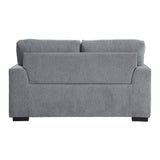 Morelia Dark Gray Loveseat - Ornate Home