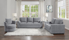 Morelia Dark Gray Loveseat - Ornate Home