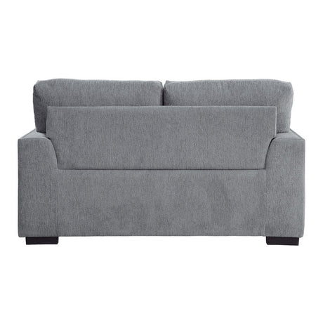 Morelia Dark Gray Loveseat - Ornate Home