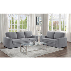 Morelia Dark Gray Loveseat - Ornate Home