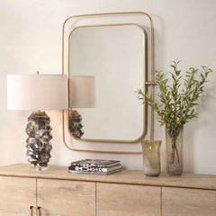 Moreni Brass Mirror - Ornate Home