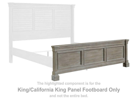 Moreshire Bisque King/California King Panel Footboard B799-56 - Ornate Home