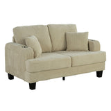 Moretaine Beige Loveseat - Ornate Home