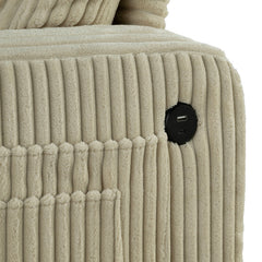Moretaine Beige Sofa - Ornate Home