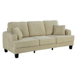 Moretaine Beige Sofa - Ornate Home