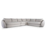 Moretti Beige/Tan Fabric Sectional - Ornate Home