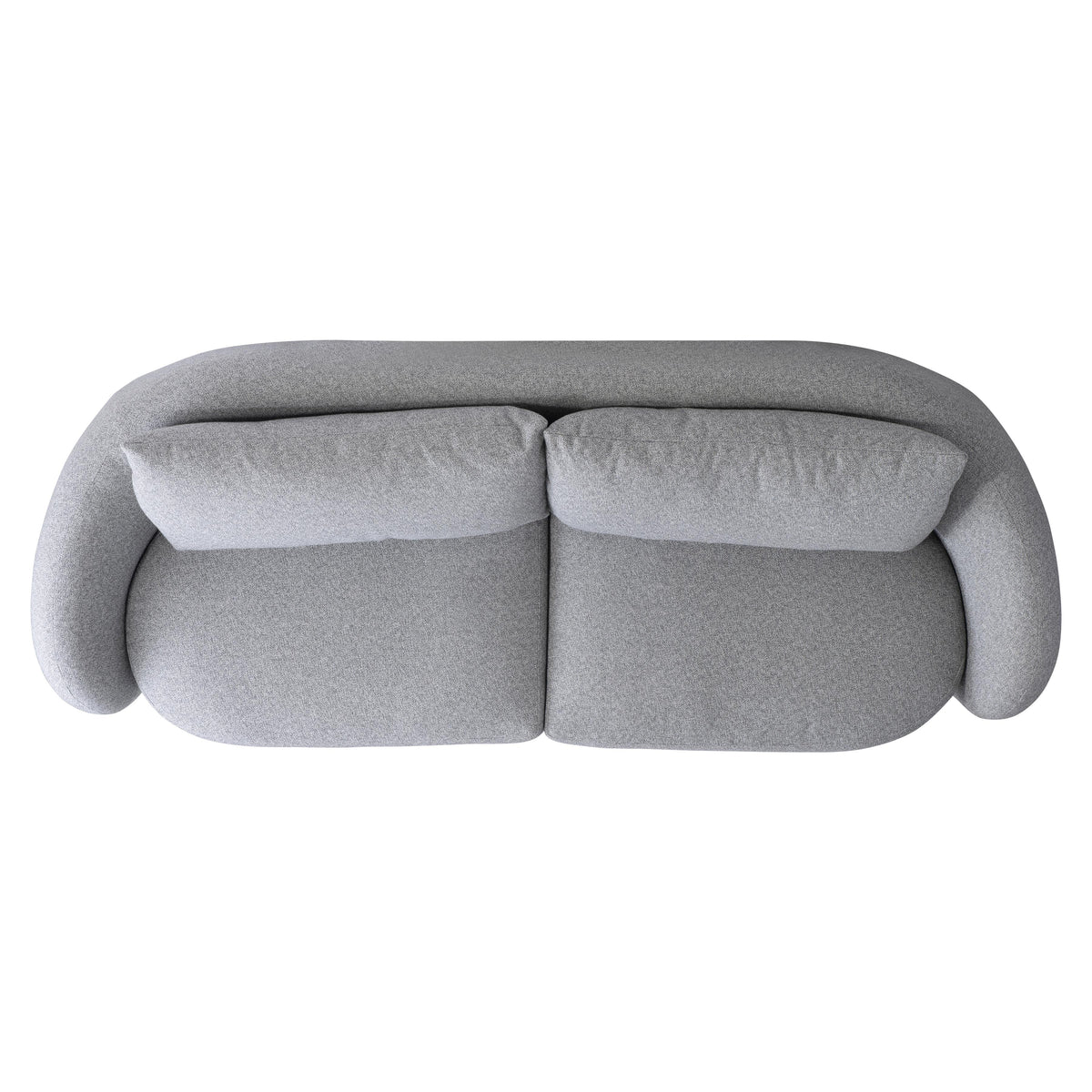 Moretti Grey Sofa Without Pillows - Ornate Home