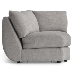 Moretti Light Gray Wedge Without Pillows - Ornate Home