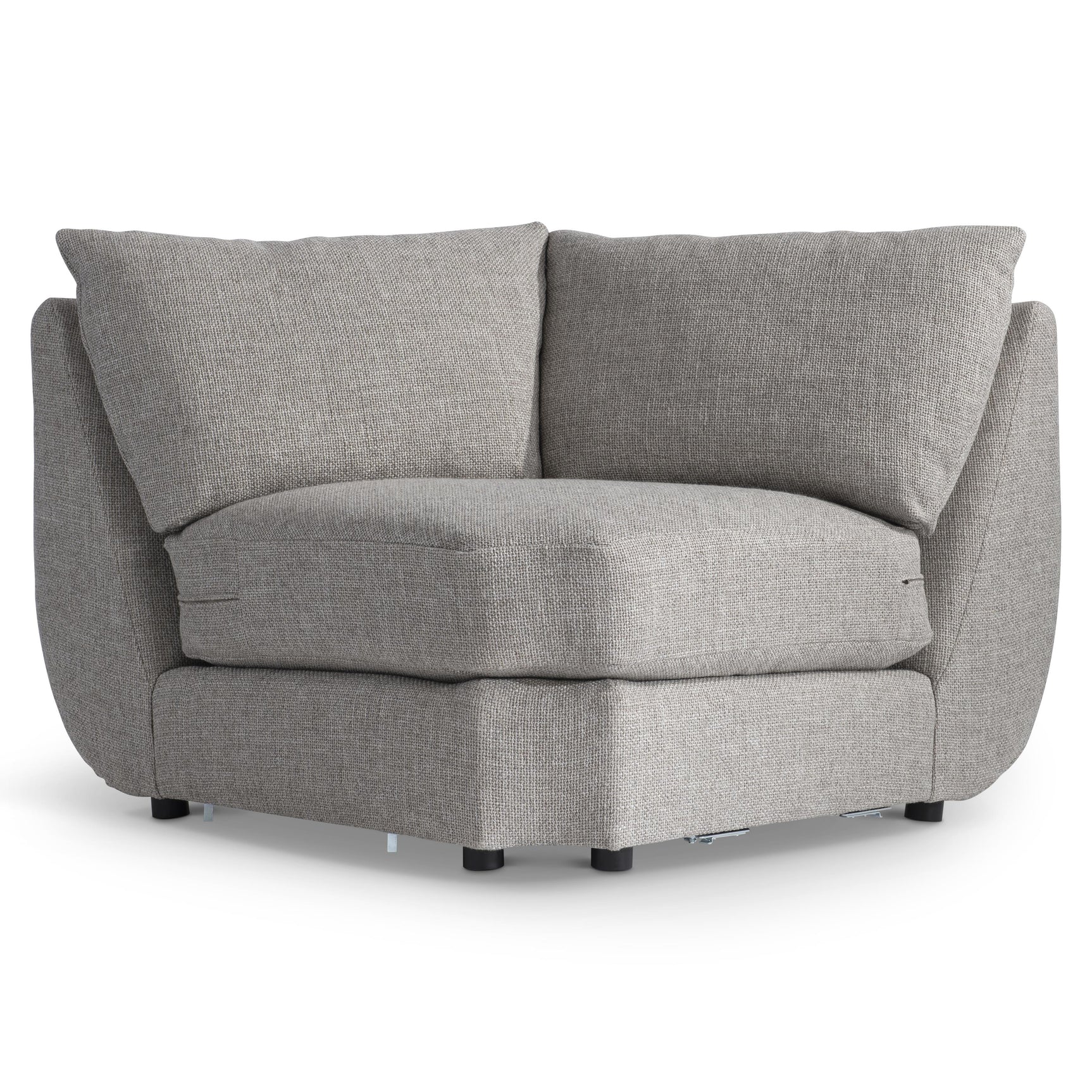 Moretti Light Gray Wedge Without Pillows - Ornate Home