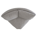 Moretti Light Gray Wedge Without Pillows - Ornate Home
