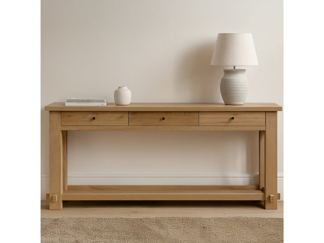 Morey Natural Console Table - Ornate Home