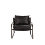 Morgan Black Accent Chair - Ornate Home