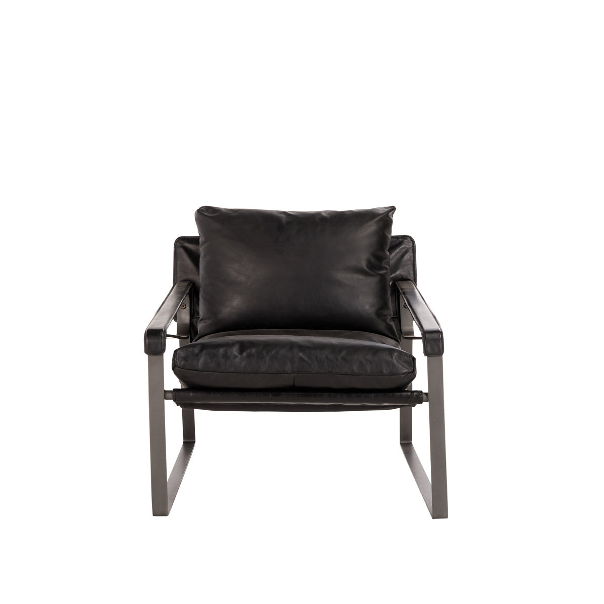 Morgan Black Accent Chair - Ornate Home