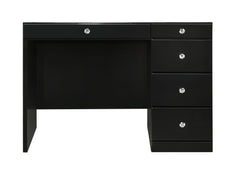 Morgan Black Vanity Set w/LED Mirror - Ornate Home