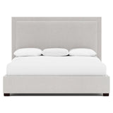 Morgan Espresso King Panel Bed (64" H) - Ornate Home