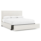 Morgan Espresso King Storage Panel Bed (54" H) - Ornate Home