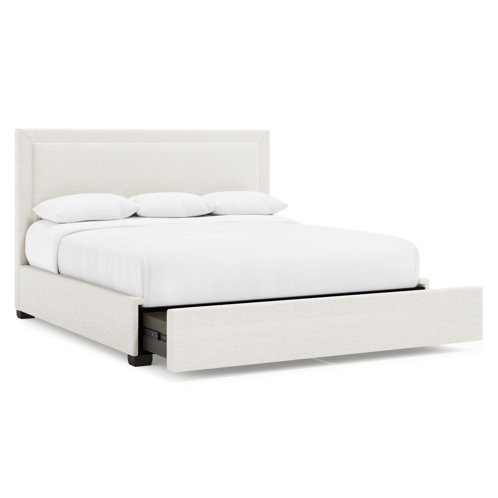 Morgan Espresso King Storage Panel Bed (54" H) - Ornate Home