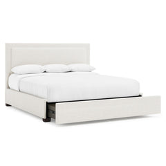 Morgan Espresso King Storage Panel Bed (54" H)