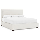 Morgan Espresso King Storage Panel Bed (54" H) - Ornate Home