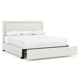 Morgan Espresso King Storage Panel Bed (54" H) - Ornate Home