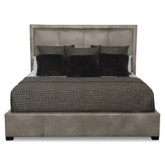 Morgan Espresso Queen Panel Bed (54" H) - Ornate Home