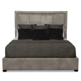 Morgan Espresso Queen Panel Bed (64" H) - Ornate Home