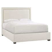Morgan Ivory King Panel Bed Extended (64" H) - Ornate Home