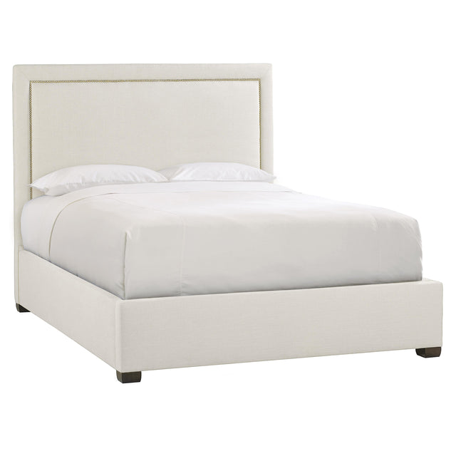 Morgan Ivory King Panel Bed Extended (64" H) - Ornate Home