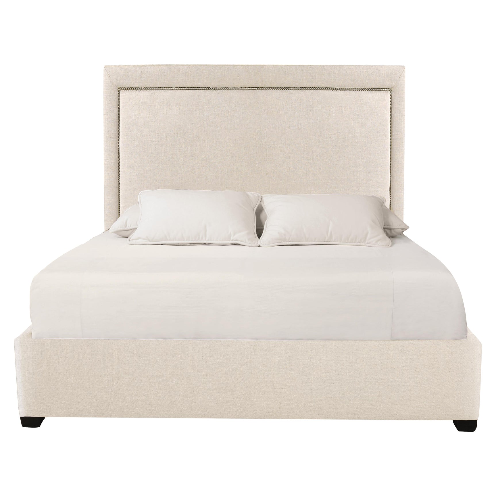 Morgan Ivory King Panel Bed Extended (64" H) - Ornate Home