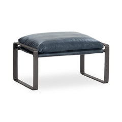 Morgan Ocean Blue Stool - Ornate Home