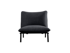 Morgan Speckled Charcoal Outdoor Accent Chair - Ornate Home