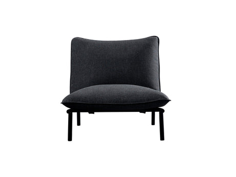 Morgan Speckled Charcoal Outdoor Accent Chair - Ornate Home