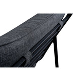 Morgan Speckled Charcoal Outdoor Accent Chair - Ornate Home