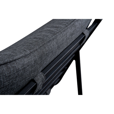 Morgan Speckled Charcoal Outdoor Accent Chair - Ornate Home