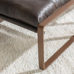 Morgan Truffle Brown Stool - Ornate Home