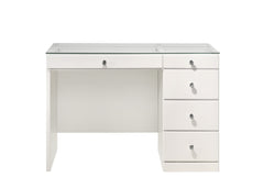 Morgan White Vanity Set w/LED Mirror - Ornate Home
