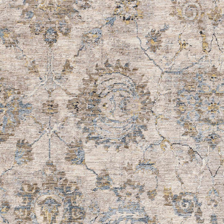 Morinville Teal Floral Rug - Ornate Home