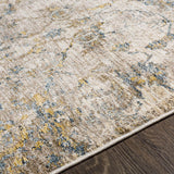 Morinville Teal Floral Rug - Ornate Home