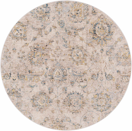 Morinville Teal Floral Rug - Ornate Home