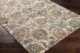 Morinville Teal Floral Rug - Ornate Home