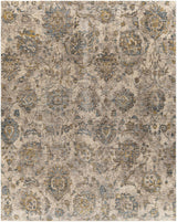 Morinville Teal Floral Rug - Ornate Home