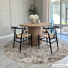 Morinville Teal Floral Rug - Ornate Home