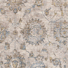 Morinville Teal Floral Rug - Ornate Home