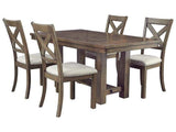 Moriville 5-Pieces Dining Set - Table and 4 Chairs (Online Special Price) - Ornate Home