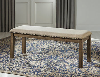 Moriville Beige Dining Bench (Online Special Price) - Ornate Home